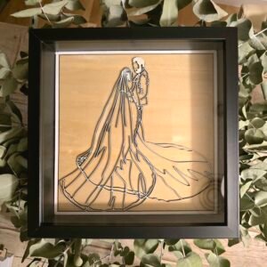 Foto madera enmarcada cuadrada