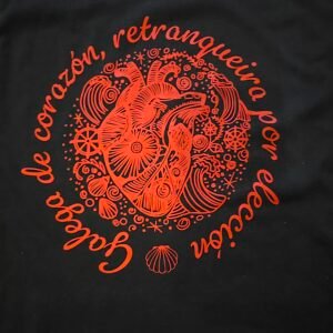 Camiseta "Galeg@ de corazón, retranqueir@ por elección"