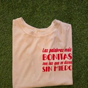 Camiseta "Las palabras más bonitas"